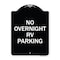 Signmission No Overnight RV Parking Heavy-Gauge Aluminum Architectural Sign, 24" x 18", BW-1824-23824 A-DES-BW-1824-23824 - alternate 1